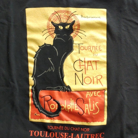 Toulouse-Lautrec Tournee Du Chat Noir Shirt - Picture 2 of 5